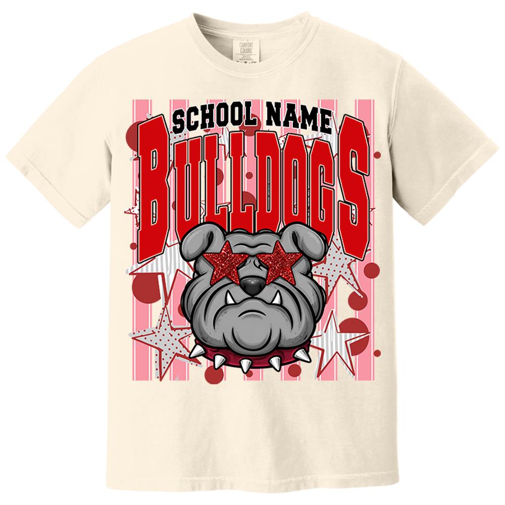 Gameday School Spirit,  Personalized School Spirit Retro School Mascot, Football Baseball Softball Team Shirt, Gift For Teacher Student Sport Lovers MI209 Nh00