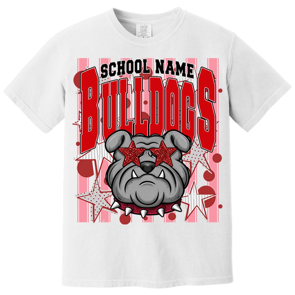 Gameday School Spirit,  Personalized School Spirit Retro School Mascot, Football Baseball Softball Team Shirt, Gift For Teacher Student Sport Lovers MI209 Nh00