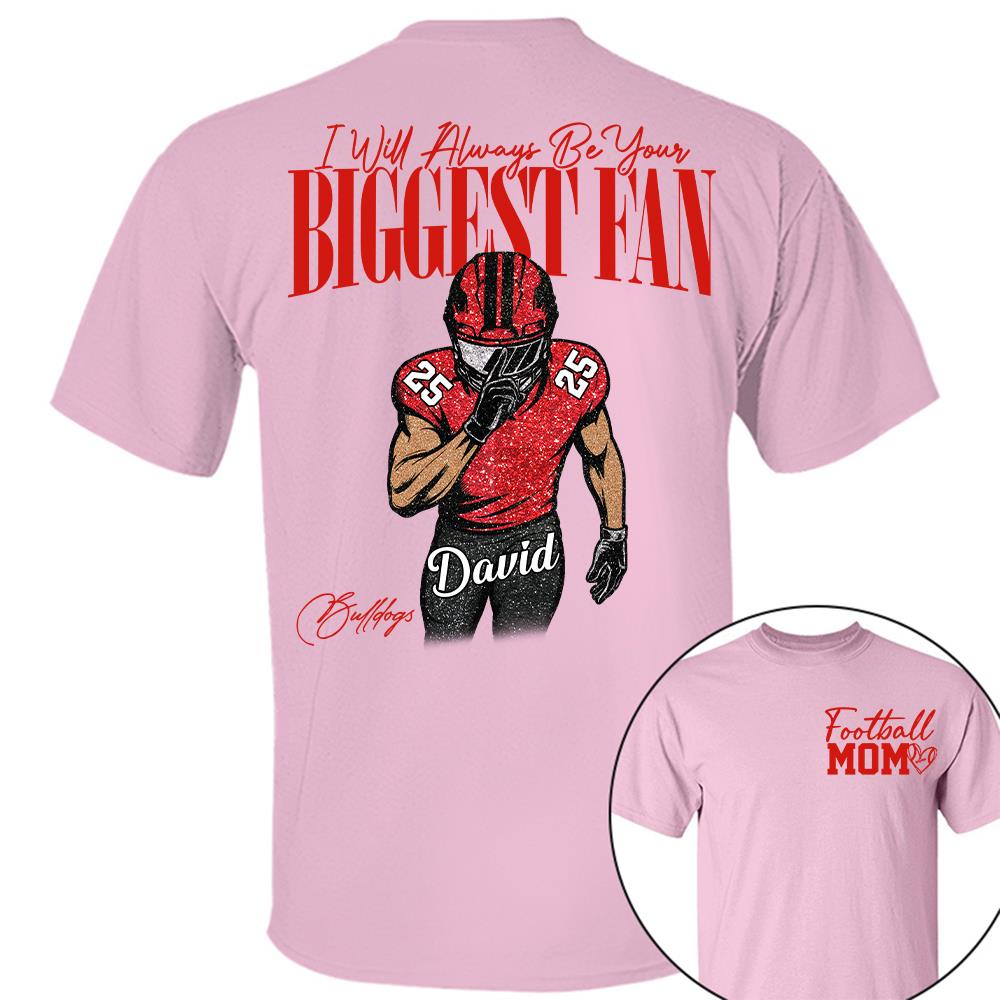 I'll Always Be Your Biggest Fan - Washed Tee Retro Bootleg Shirt For Football Players Na02 Hv01