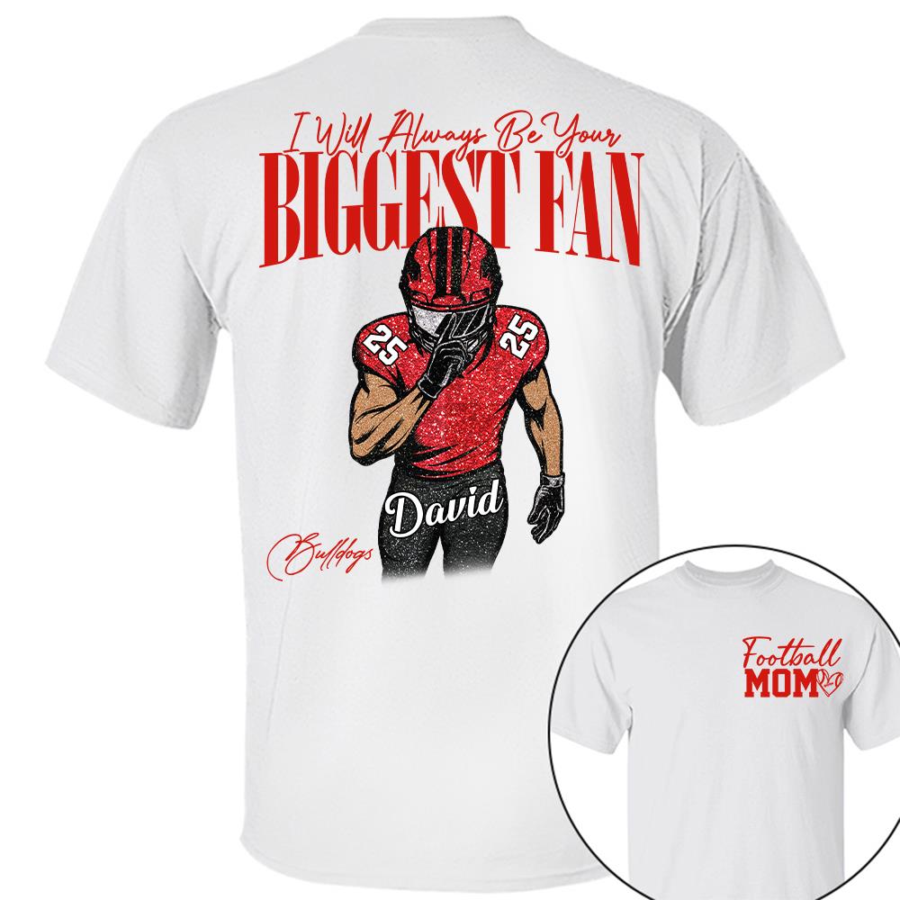 I'll Always Be Your Biggest Fan - Washed Tee Retro Bootleg Shirt For Football Players Na02 Hv01
