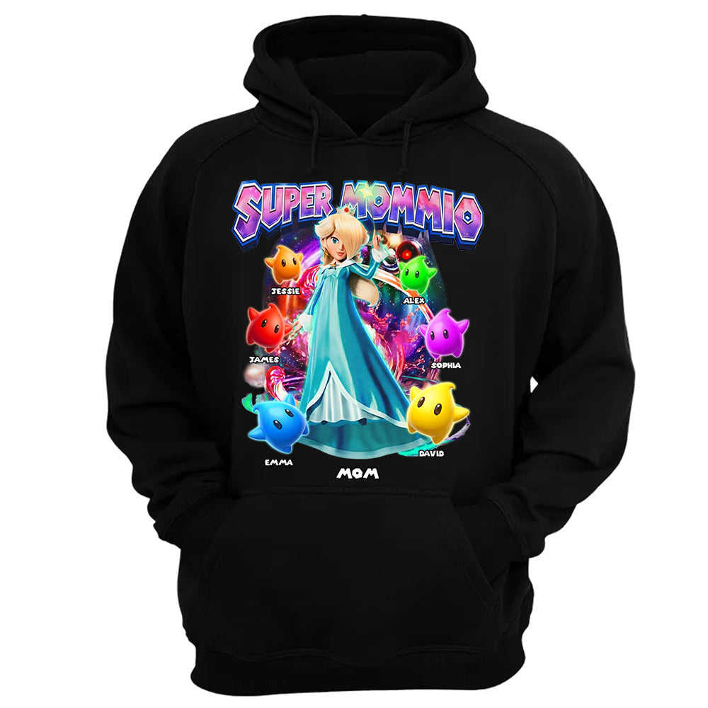 Personalized Vintage Princess Super Mommio T-Shirt, Super Mommio Retro 90s Graphic Tee, Universal Studios Shirt VH01