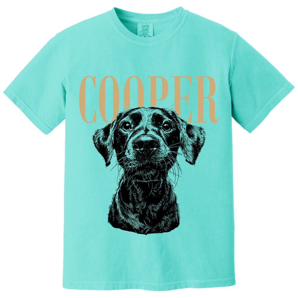 Custom Pet Photo And Name Shirt,Personalized Comfort Colors Pet Shirt,Customized Picture Dog Shirt,Dog Lover Gift,Cat Mom Gift,Pet Loss Gift VH01
