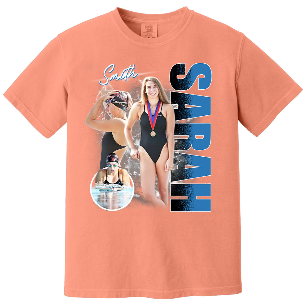 Custom Photo Swimmer Shirt - Gift for Swimming Lovers A2110 Pt99
