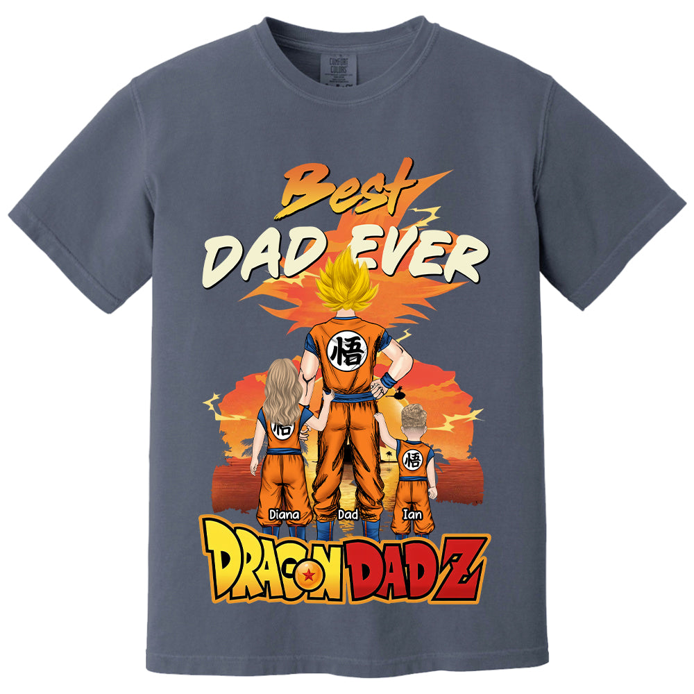 Personalized DragonDad Best Dad Ever Shirt, Gift For Dad, Father's Day L0411 VH01 