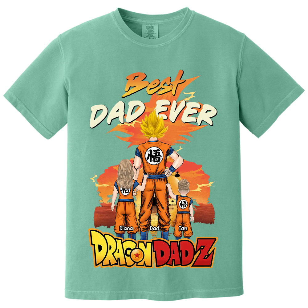 Personalized DragonDad Best Dad Ever Shirt, Gift For Dad, Father's Day L0411 VH01 