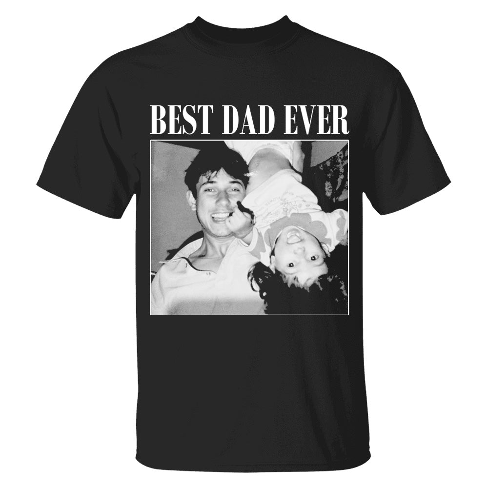 Custom Photo Dad Shirt, Personalised Comfort Colors Dad Shirt, Dad Picture Tshirt , Christmas Gift for Dad, Dad Tee, Dad Gift, Grandpa Gift VH01