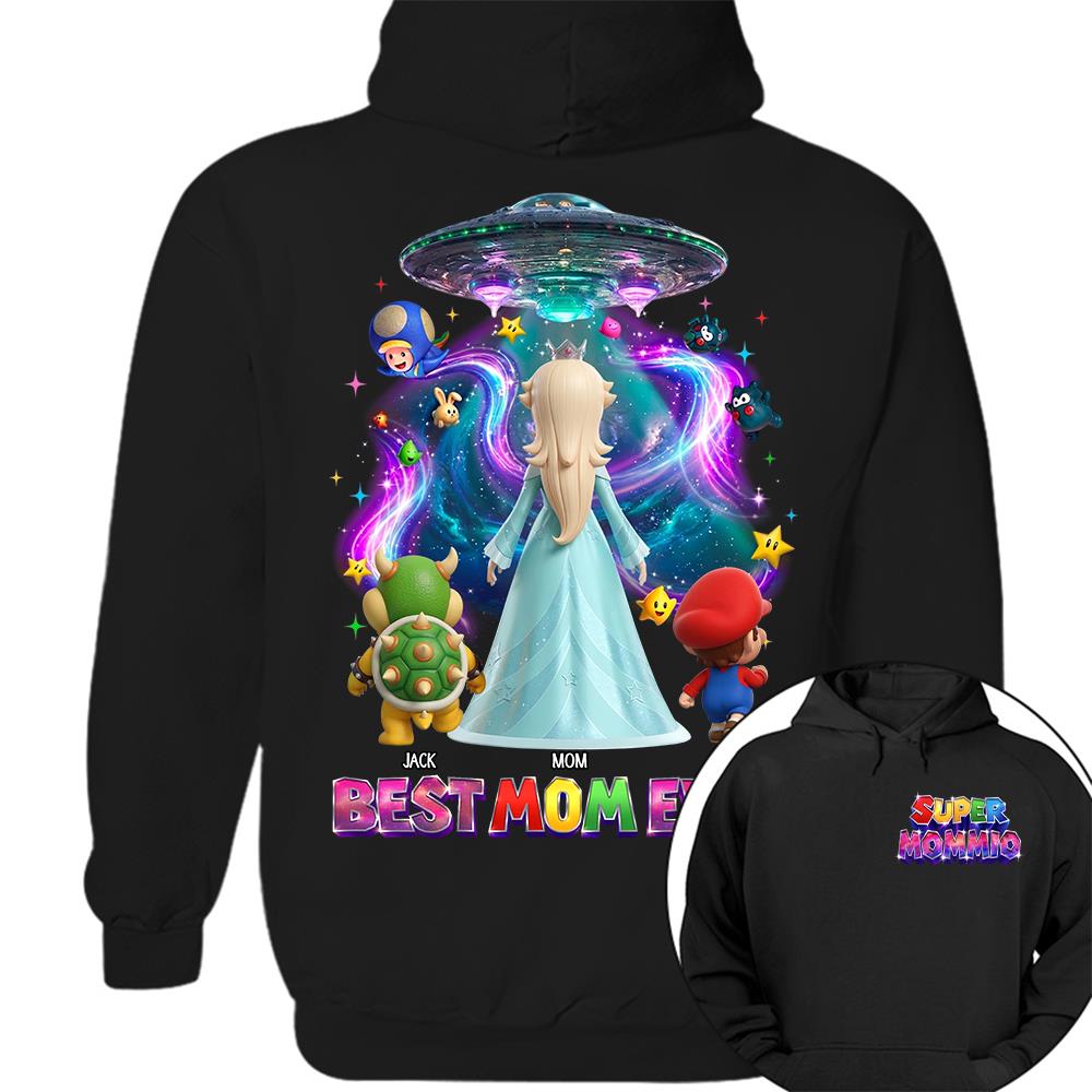 Galaxy Space Super Mommio Custom Shirt, Gift For Mom L0411 