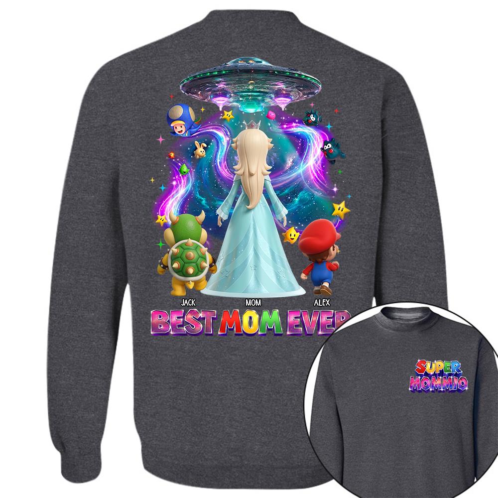 Galaxy Space Super Mommio Custom Shirt, Gift For Mom L0411 