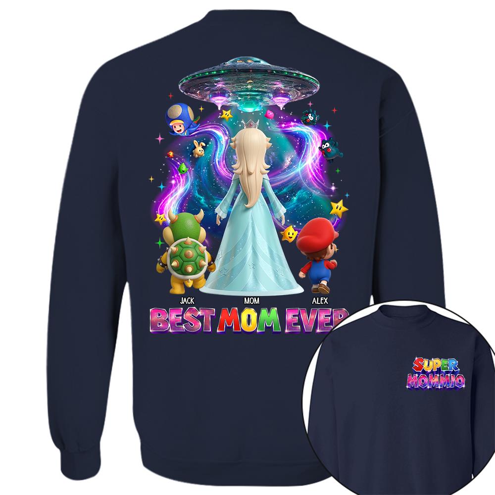 Galaxy Space Super Mommio Custom Shirt, Gift For Mom L0411 