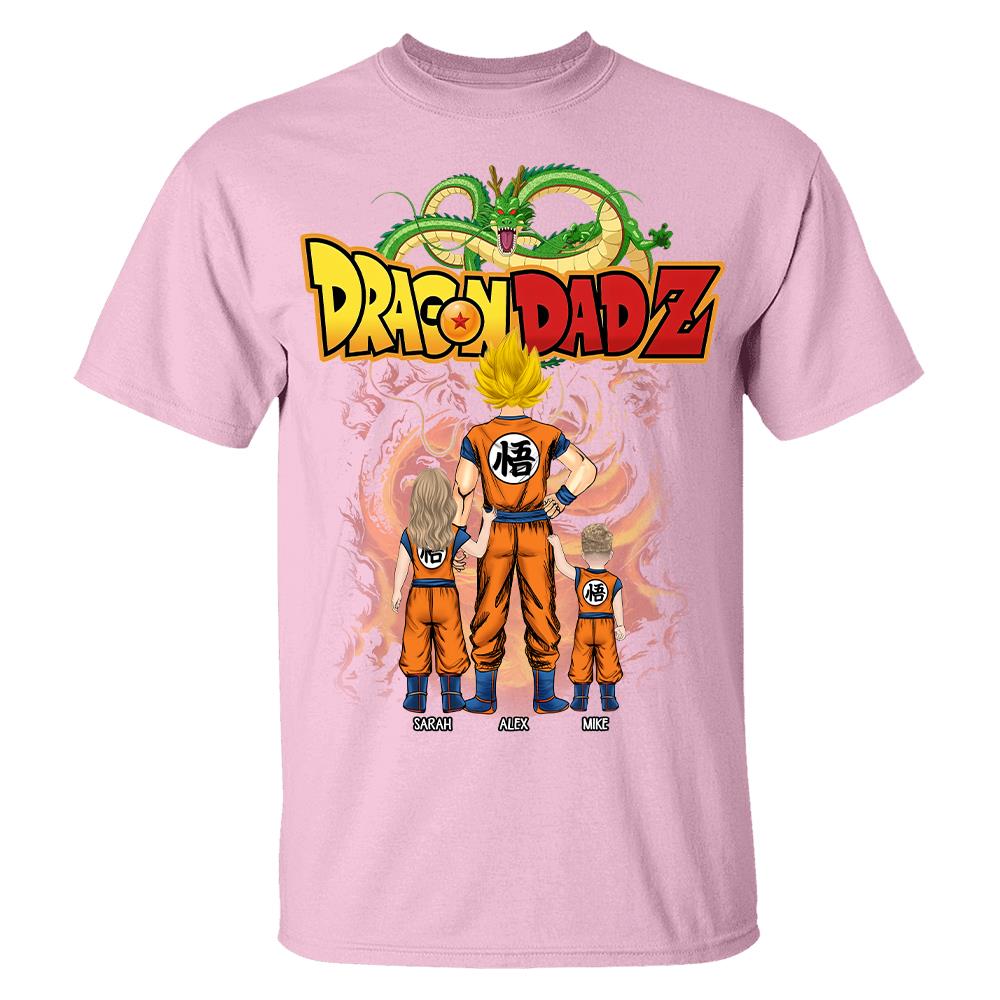 Custom Best Dad Saiyan Shirt, Dragon Dad  Shirt Gift For Father's Day L0411 Hv01