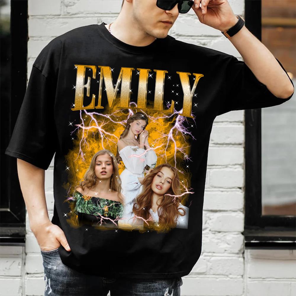 Custom Bootleg Rap Tee Shirt for Boyfriend Girlfriend Custom Face Tshirt Vintage Graphic Shirt Nh00