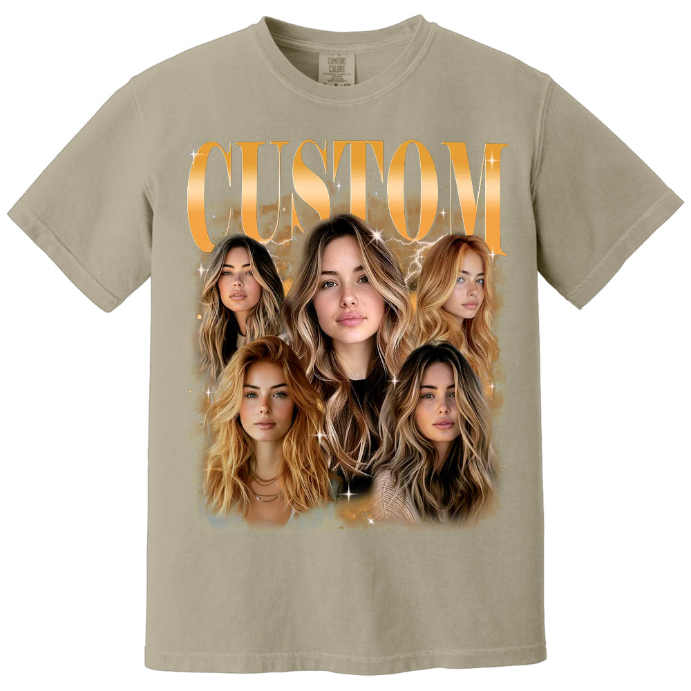 Custom Girlfriend Bootleg Shirt, Custom Bootleg Graphic Tee, Custom Girlfriend Face Tee, Graduation Gift, Personalized Birthday Bootleg Gift