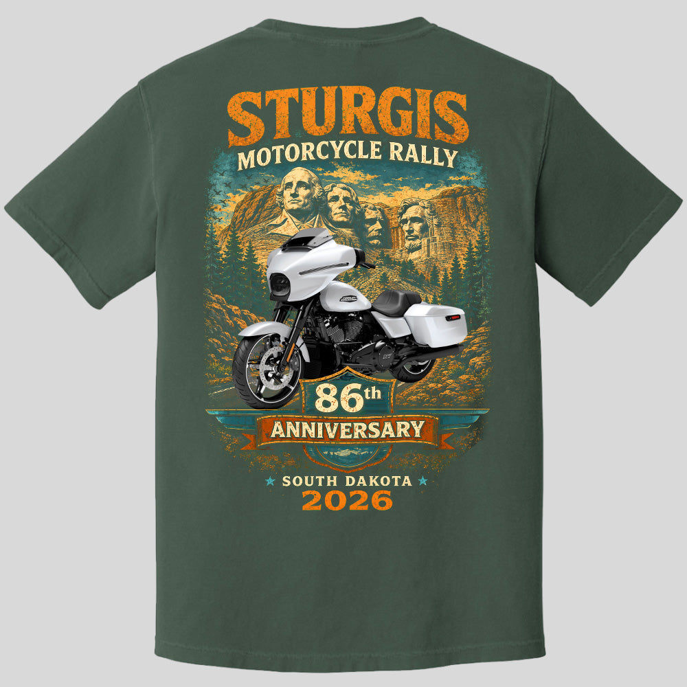 Celebrate 86th Anniversary -  2026 Sturgis Motorcycle Rally Black Hills Gold - Personalized Upload Vehicle Photo For Biker A2110 Pt99