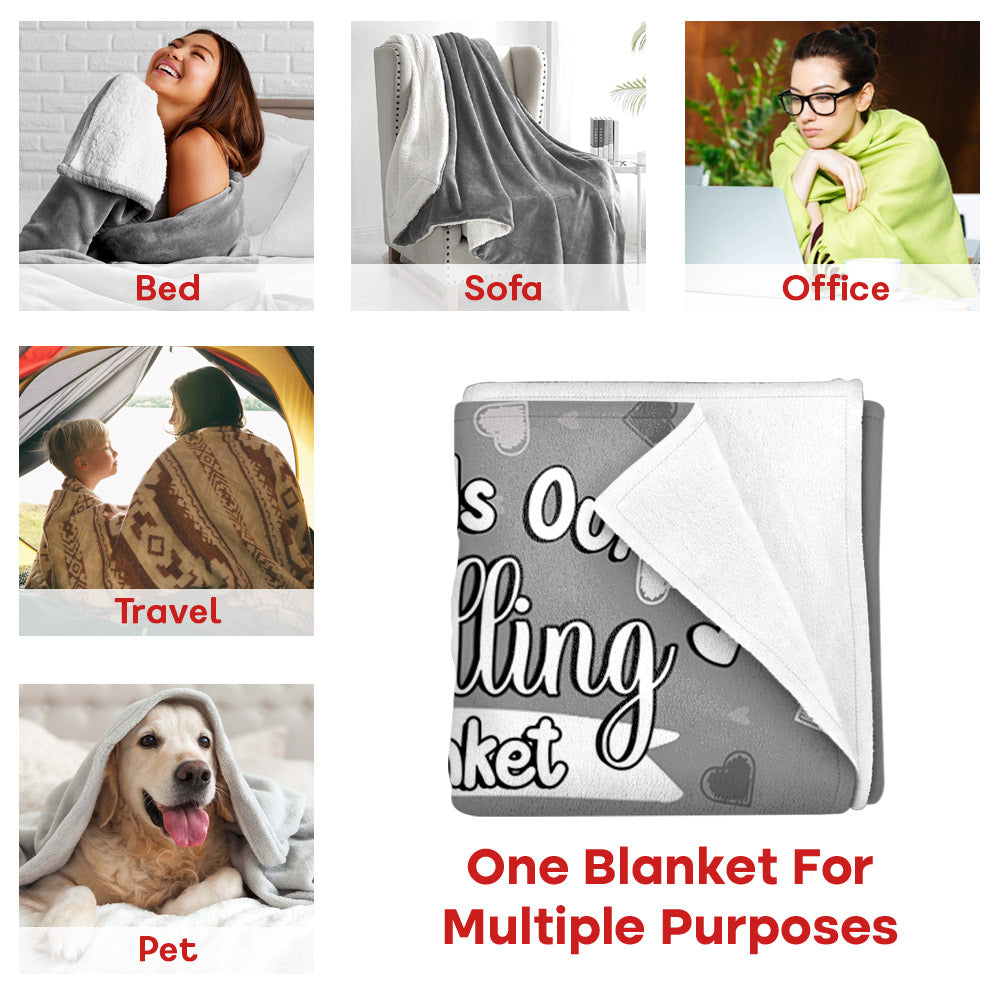 This Is Our Cuddling Blanket Personalized Blanket Gift For Couple Na02