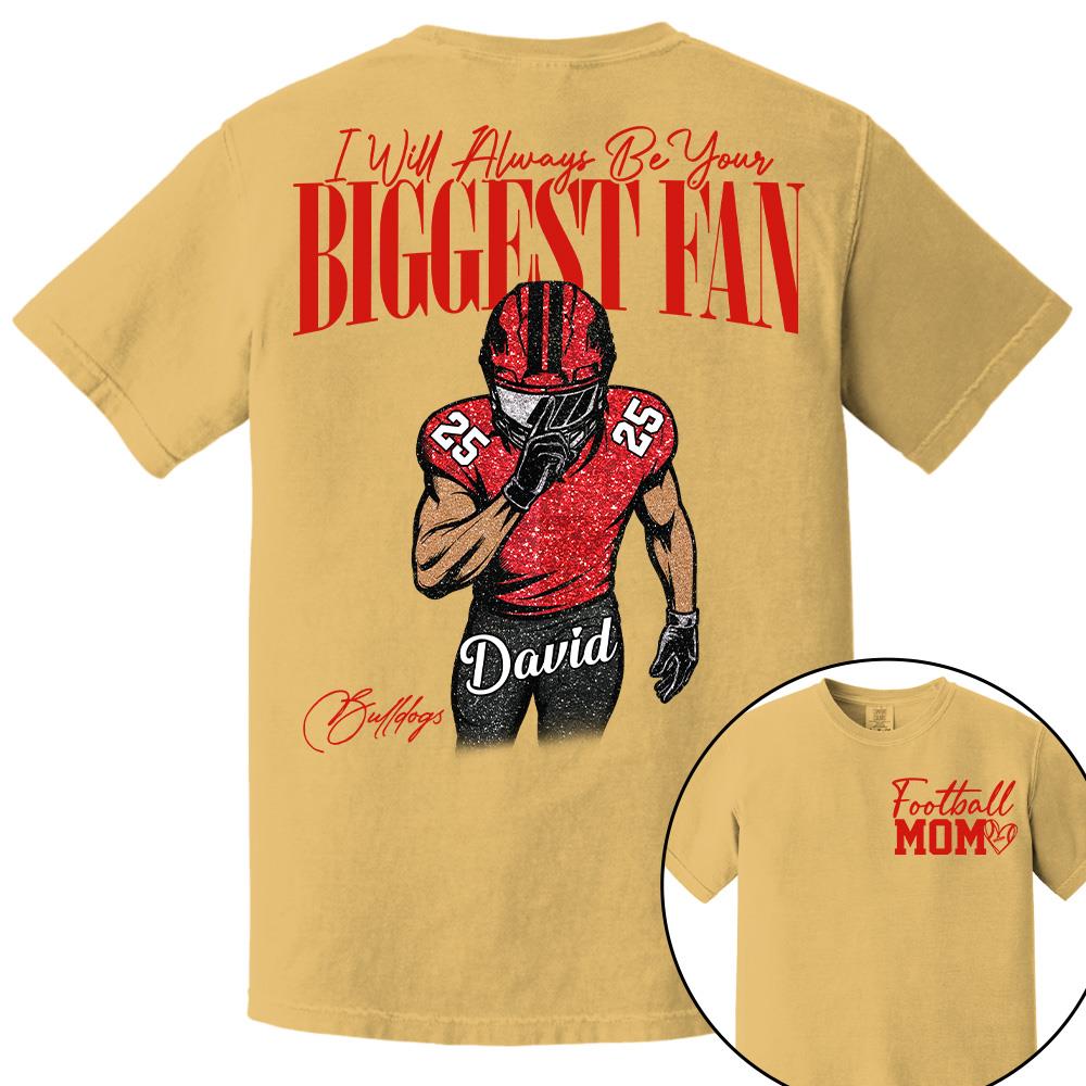 I'll Always Be Your Biggest Fan - Washed Tee Retro Bootleg Shirt For Football Players Na02 Hv01