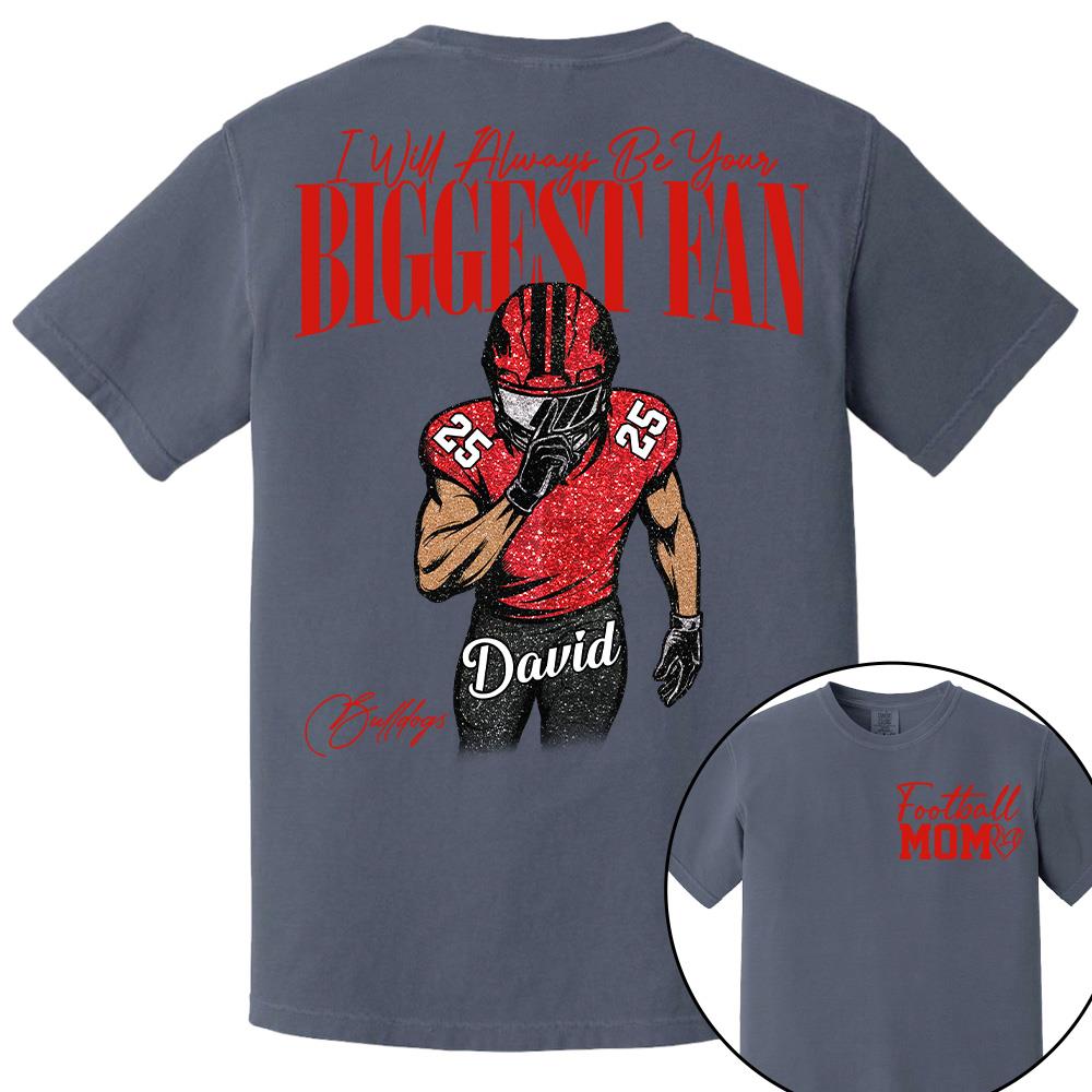 I'll Always Be Your Biggest Fan - Washed Tee Retro Bootleg Shirt For Football Players Na02 Hv01