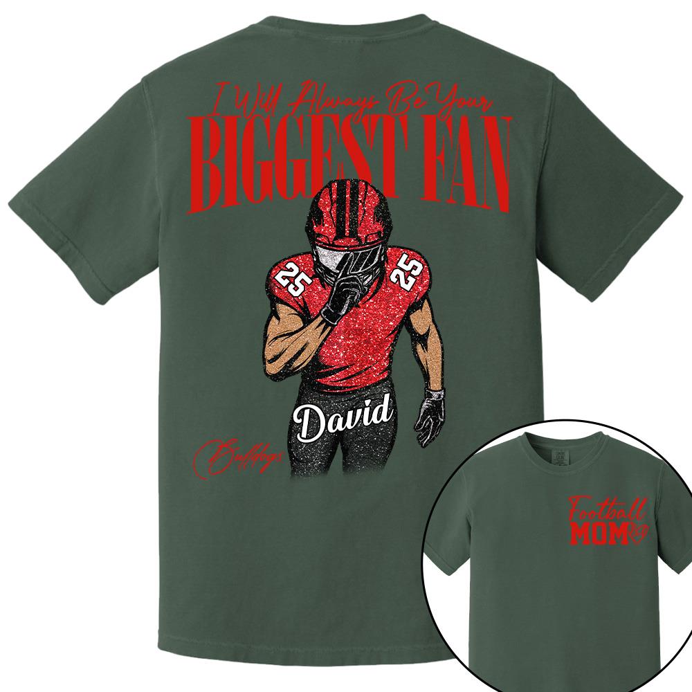 I'll Always Be Your Biggest Fan - Washed Tee Retro Bootleg Shirt For Football Players Na02 Hv01