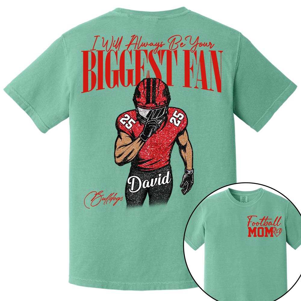 I'll Always Be Your Biggest Fan - Washed Tee Retro Bootleg Shirt For Football Players Na02 Hv01