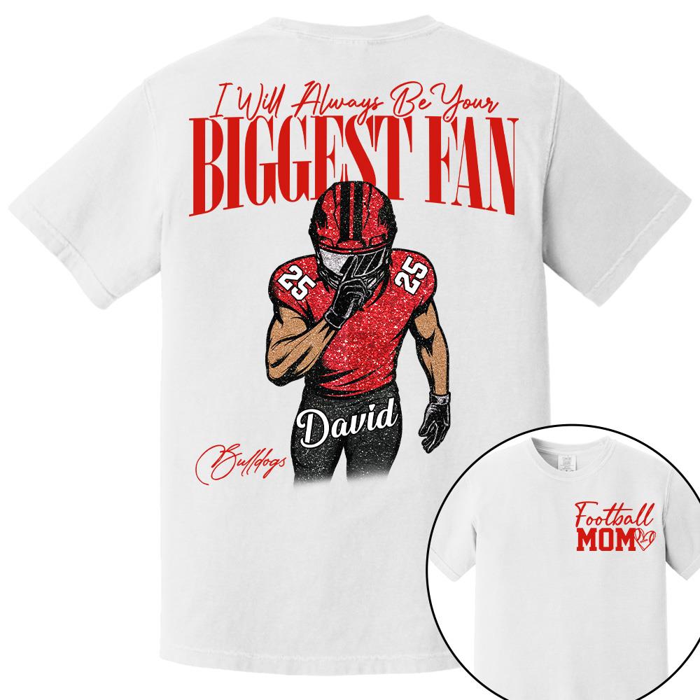 I'll Always Be Your Biggest Fan - Washed Tee Retro Bootleg Shirt For Football Players Na02 Hv01