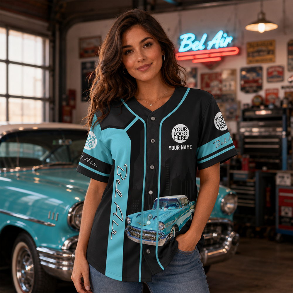 This Is How I Roll - Personalized Classic Car Photo Baseball Jersey A2110 Hv01