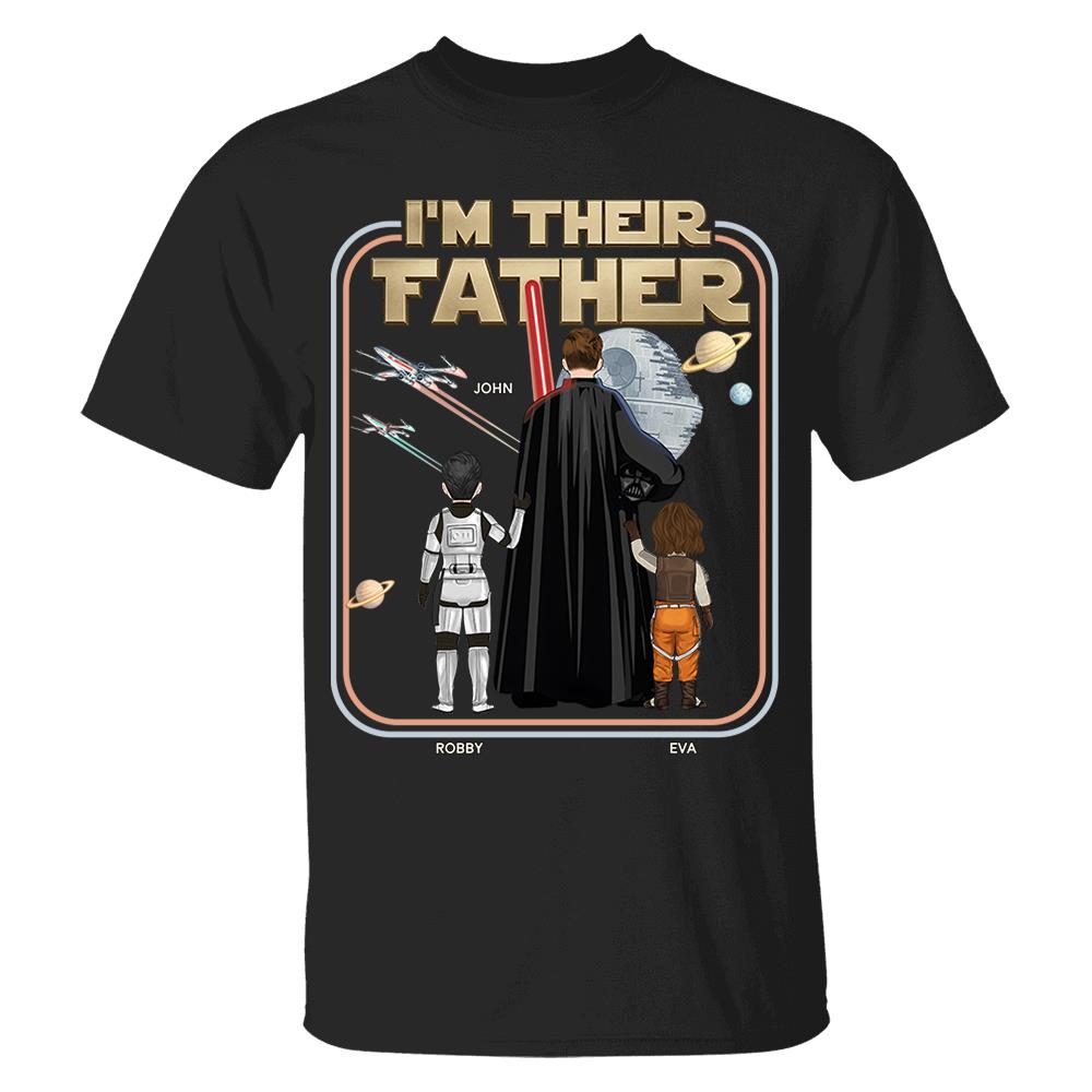 I'm Their Father - Personalized Shirt For Dad - Custom Gift For Father's Day A2110 Nh00