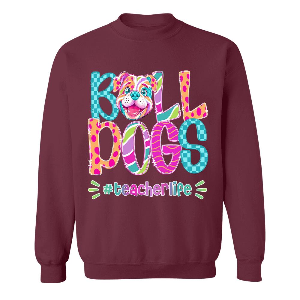 Personalized Mascot Spirit Shirt, Personalized School Spirit Tee, Colorful Team Name T-Shirt Hv01