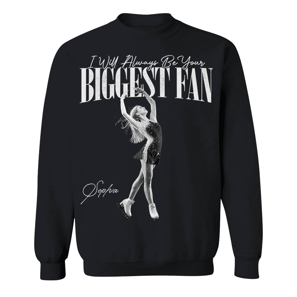 I'll Always Be Your Biggest Fan - Washed Tee Retro Bootleg Shirt For Figure Skating Na02