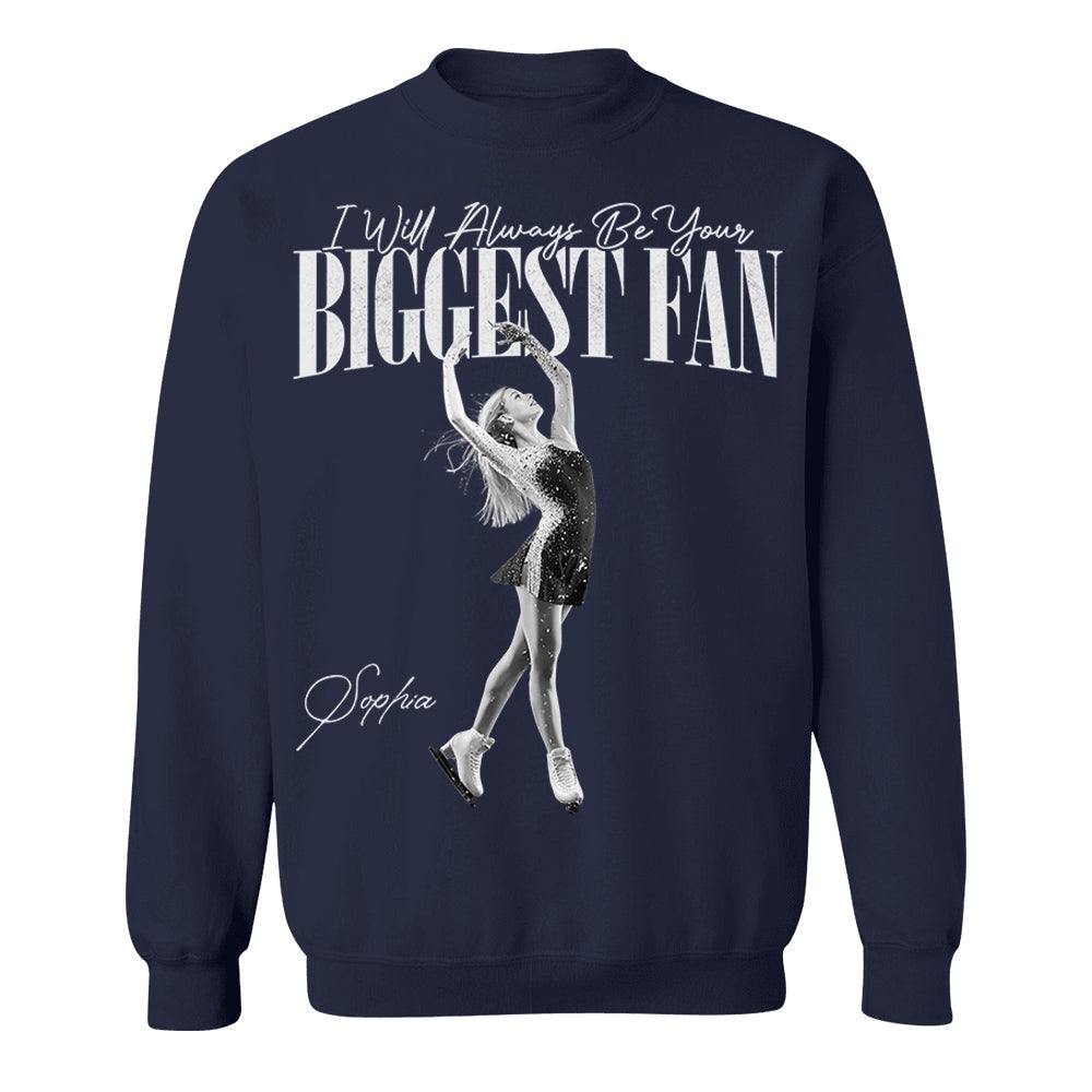 I'll Always Be Your Biggest Fan - Washed Tee Retro Bootleg Shirt For Figure Skating Na02