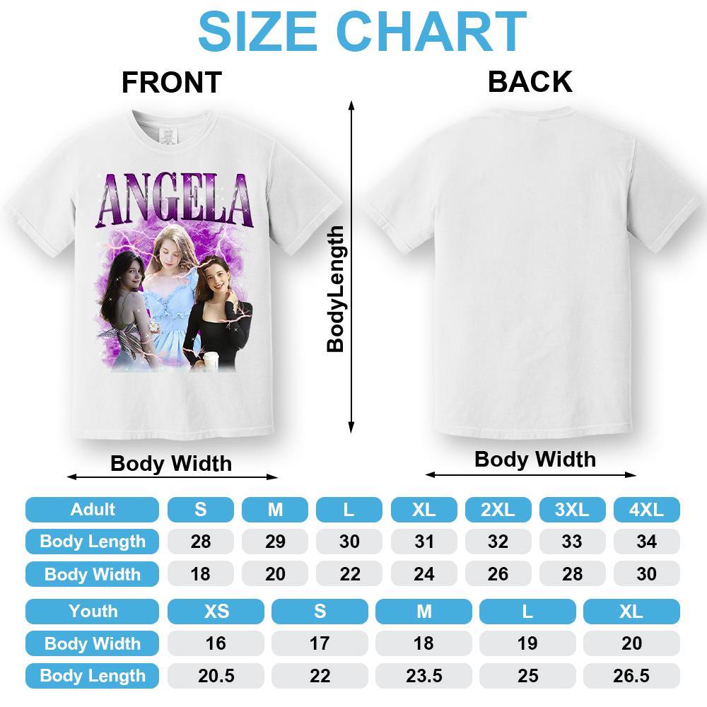 Custom Bootleg Rap Tee Shirt for Boyfriend Girlfriend Custom Face Tshirt Vintage Graphic Shirt Nh00