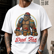 Personalized Dad Tax Shirt, Funny Dad Shirt, Fathers Day Shirt, Dad gifts, Birthday gift for dad, Husband Gift, Men Comfort Colors Shirt, Bigfoot Shirt T24