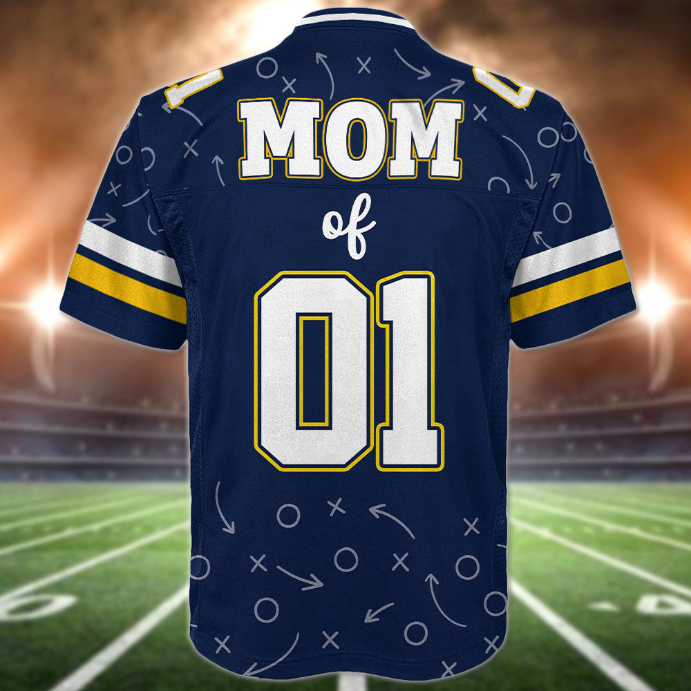 Custom Photo I'll Always Be Your Biggest Fan Football Jersey Gift For Football Lovers - Personalized Gift For Football Mom, Dad, Family Pt99