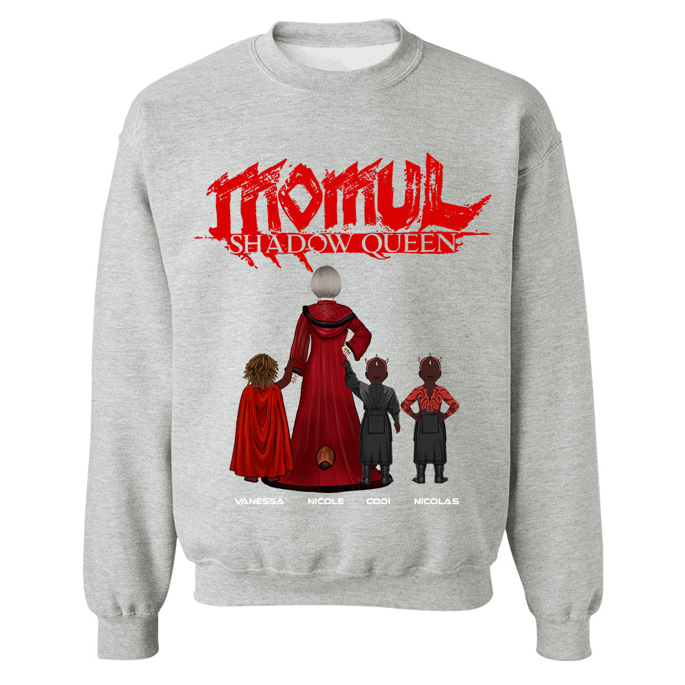 Personalized Momul Shadow Queen Shirt For Mom - Custom Mother's Day Gift 2026