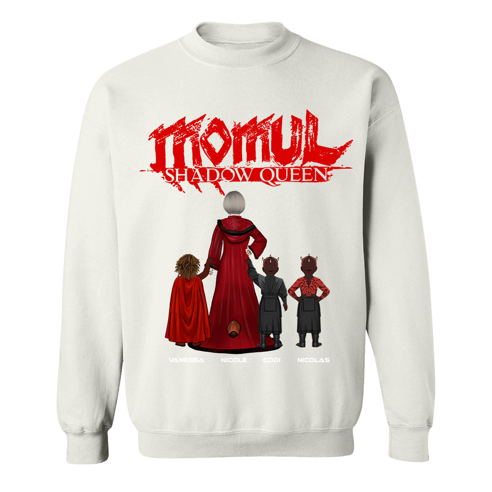 Personalized Momul Shadow Queen Shirt For Mom - Custom Mother's Day Gift 2026
