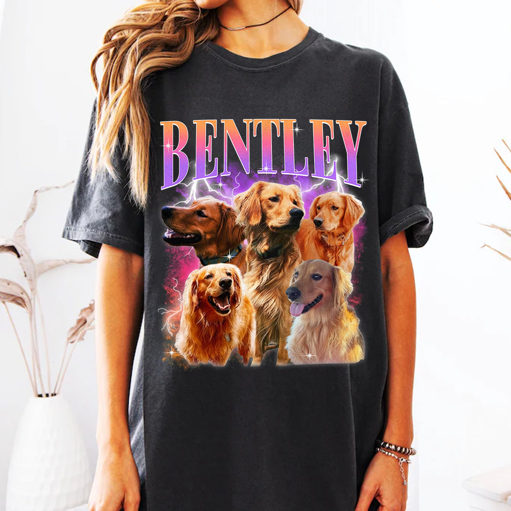 Custom Pet Shirt, Pet Bootleg Shirt, Custom Bootleg Tee Dog, Custom 90S Bootleg Shirt, Personalize Bootleg Tee, Custom Dog shirt