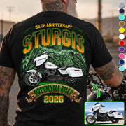 Celebrate 86th Anniversary - 2026 Sturgis Motorcycle Rally Black Hills Gold - Personalized Upload Vehicle Photo For Biker Vrs 2 A2110