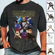 Custom The Dadalorian This Is The Way Vintage Style Shirt For Dad - Father's Day Gift Idea 2026 Vh01