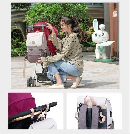 Mandy Multifunctional Large Size Diaper Backpack