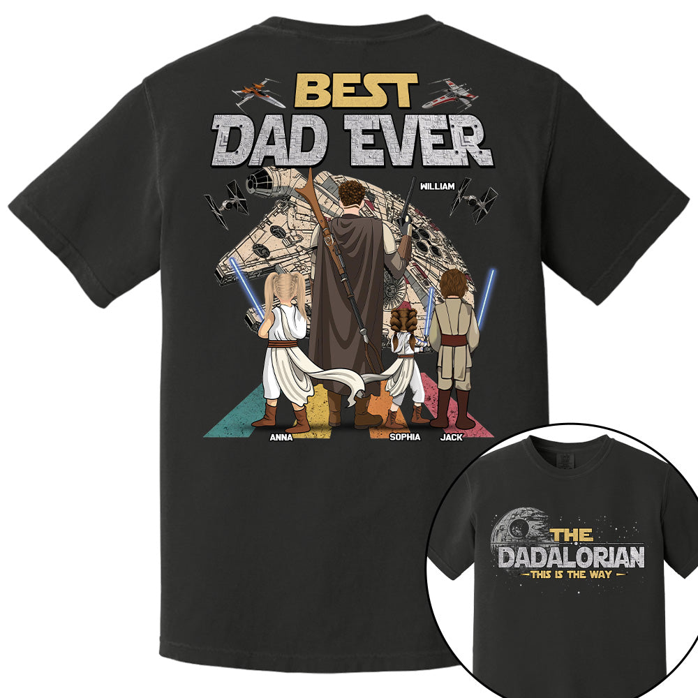 The Dadalorian This Is The Way - Personalized Shirt - Gift For Dad, Father's Day New 2026 T1807
