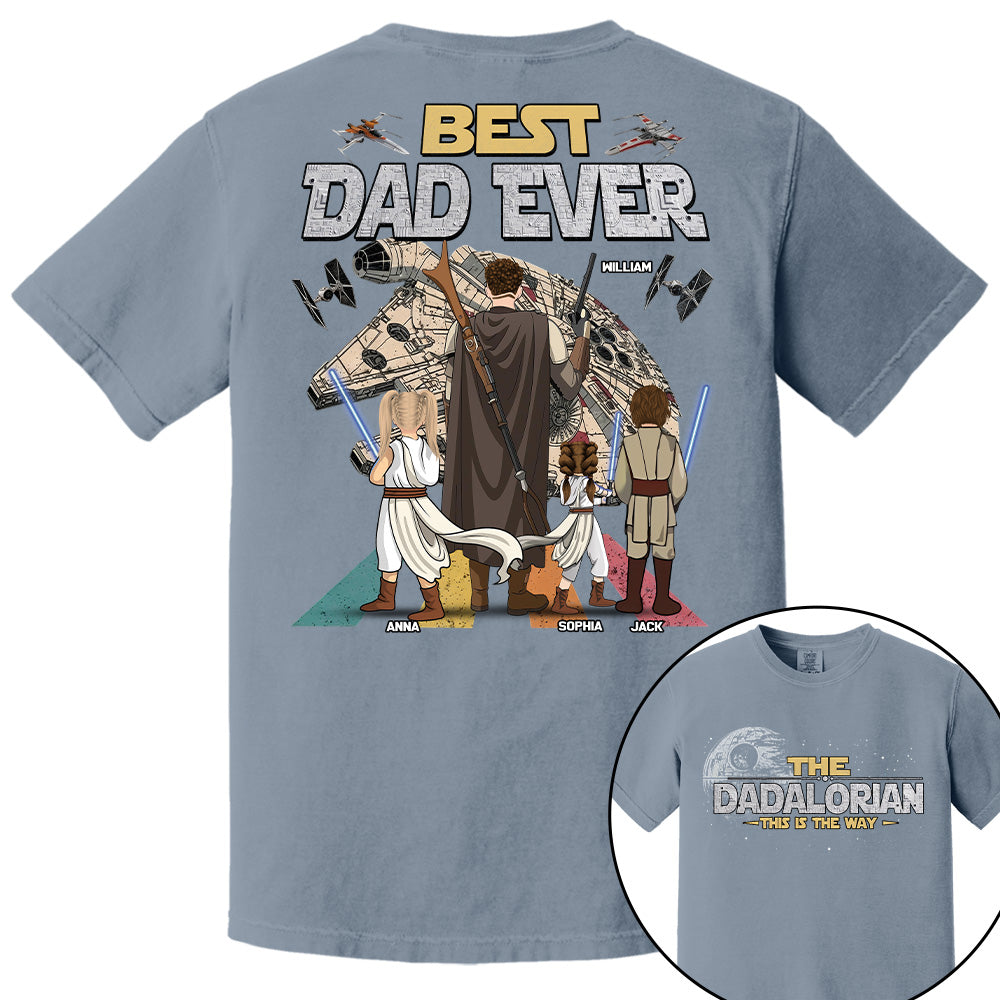 The Dadalorian This Is The Way - Personalized Shirt - Gift For Dad, Father's Day New 2026 T1807