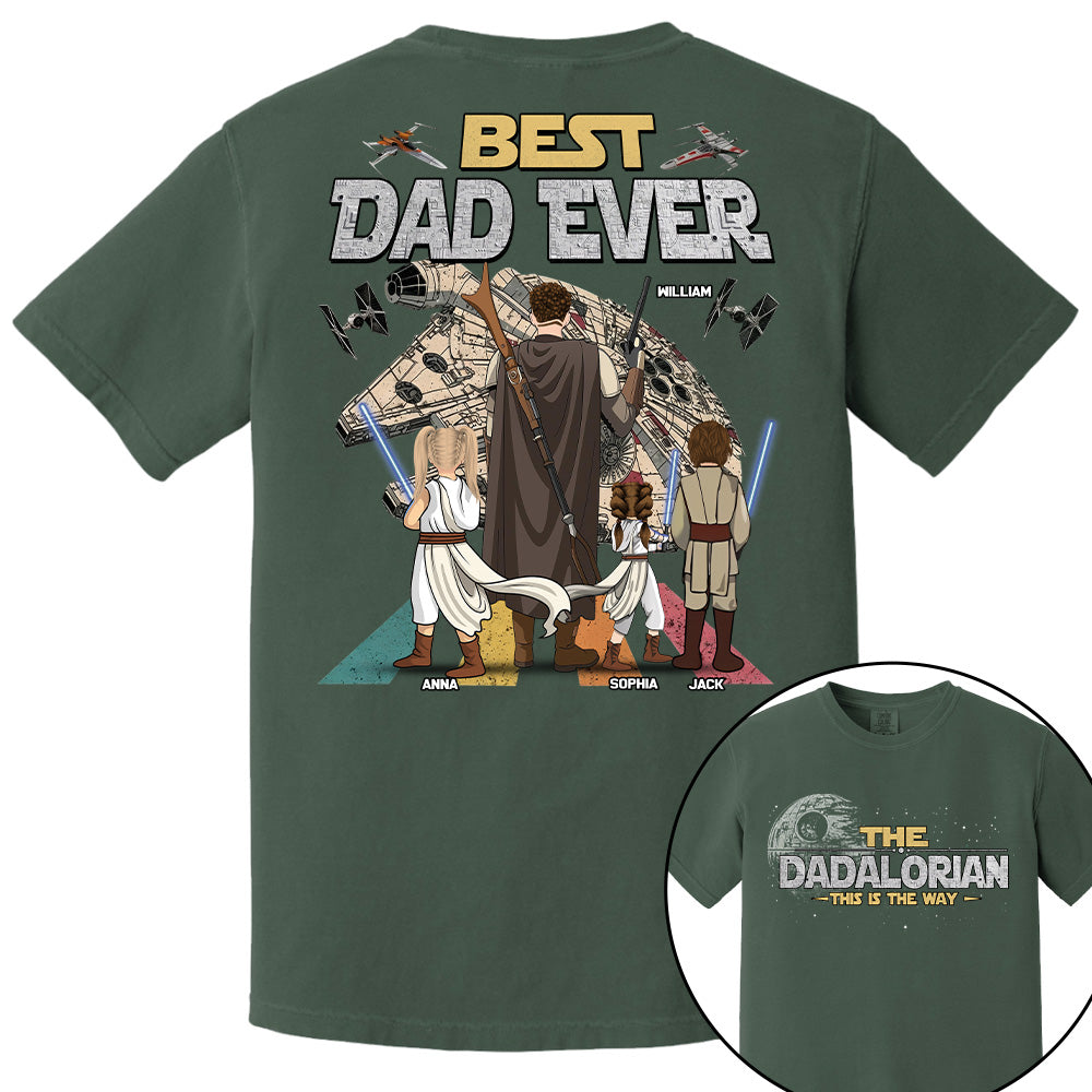 The Dadalorian This Is The Way - Personalized Shirt - Gift For Dad, Father's Day New 2026 T1807