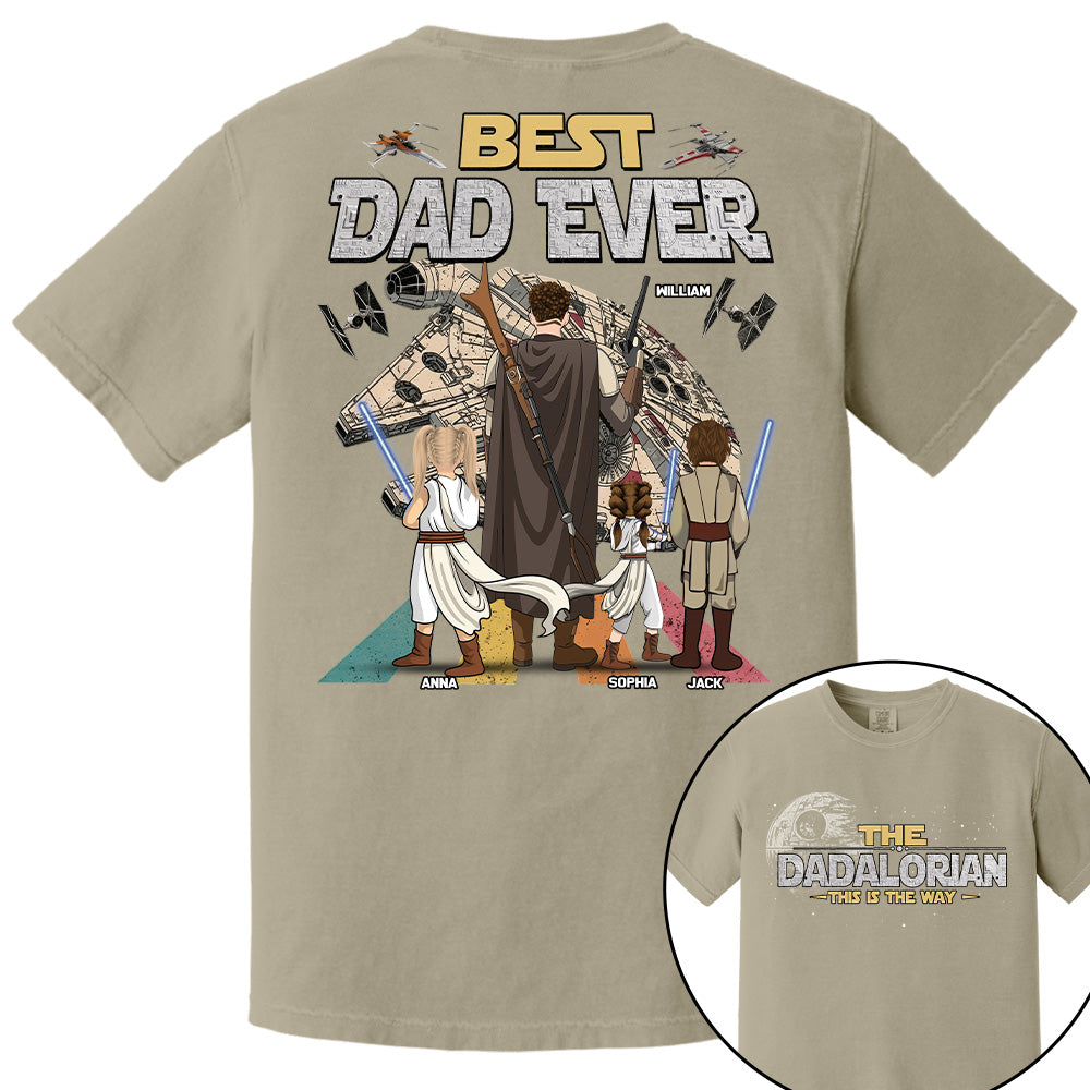 The Dadalorian This Is The Way - Personalized Shirt - Gift For Dad, Father's Day New 2026 T1807
