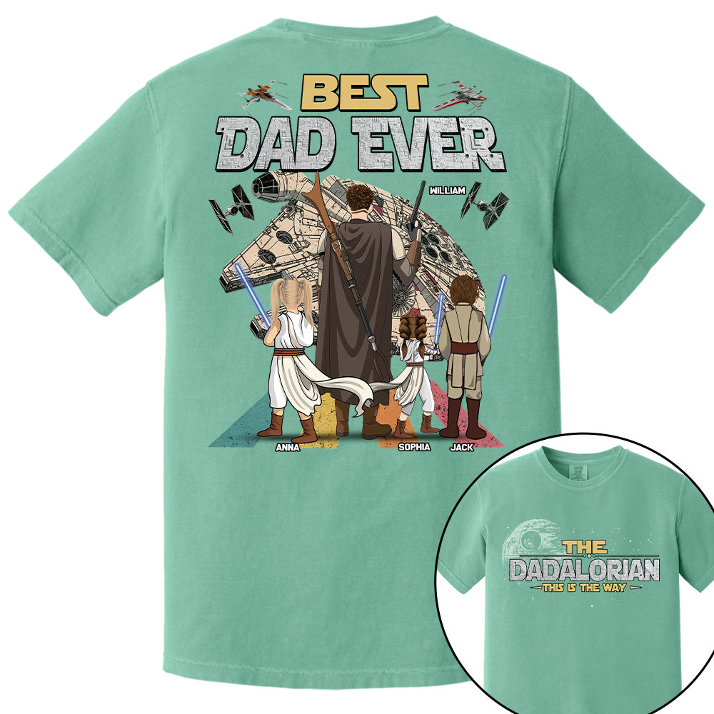 The Dadalorian This Is The Way - Personalized Shirt - Gift For Dad, Father's Day New 2026 T1807