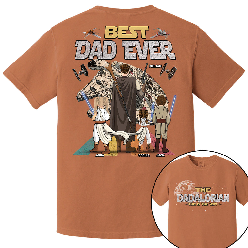 The Dadalorian This Is The Way - Personalized Shirt - Gift For Dad, Father's Day New 2026 T1807