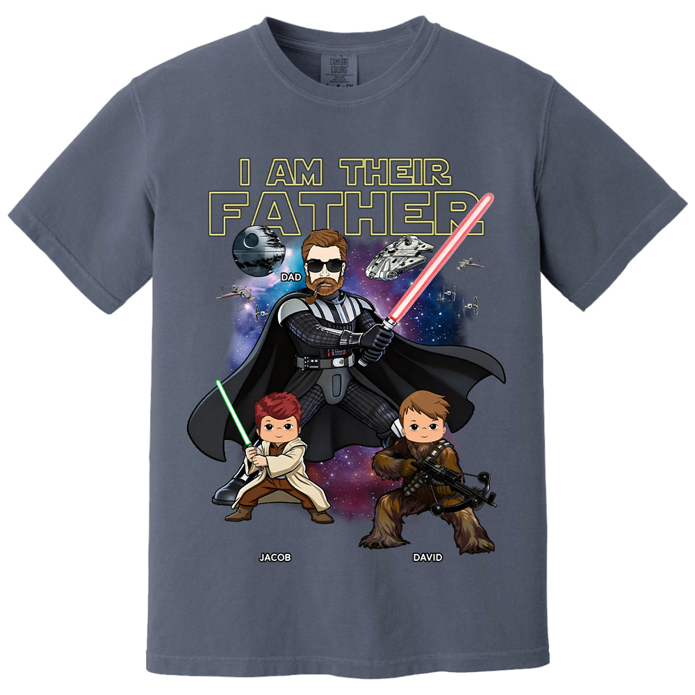 I Am Their Father Custom Vintage Style Shirt For Dad - Father's Day Gift New VH01