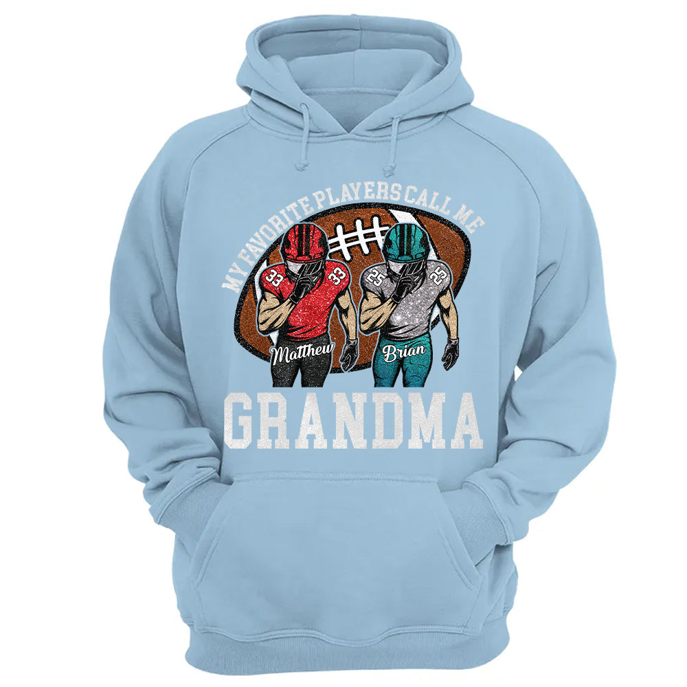 My Favorite Player Call Me Mom Grandma Personalized Football Mom Grandma Shirt Gift For Sport Family T1807