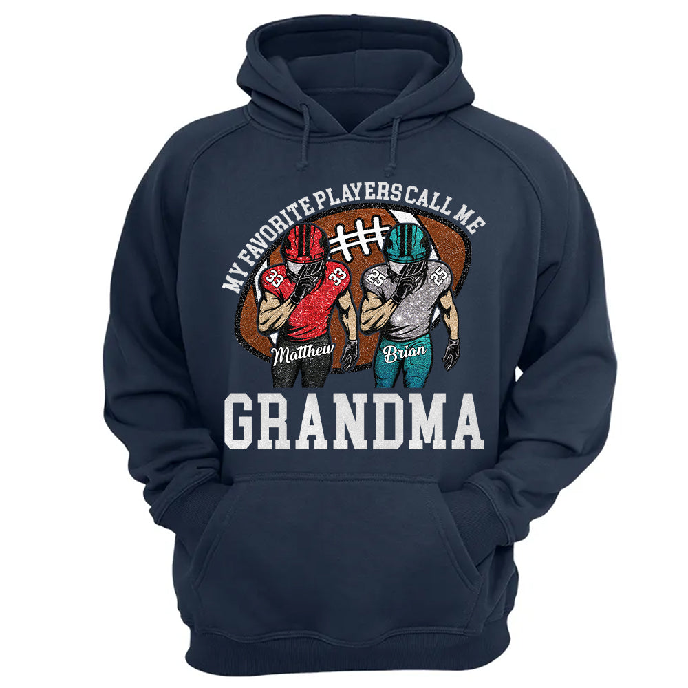 My Favorite Player Call Me Mom Grandma Personalized Football Mom Grandma Shirt Gift For Sport Family T1807
