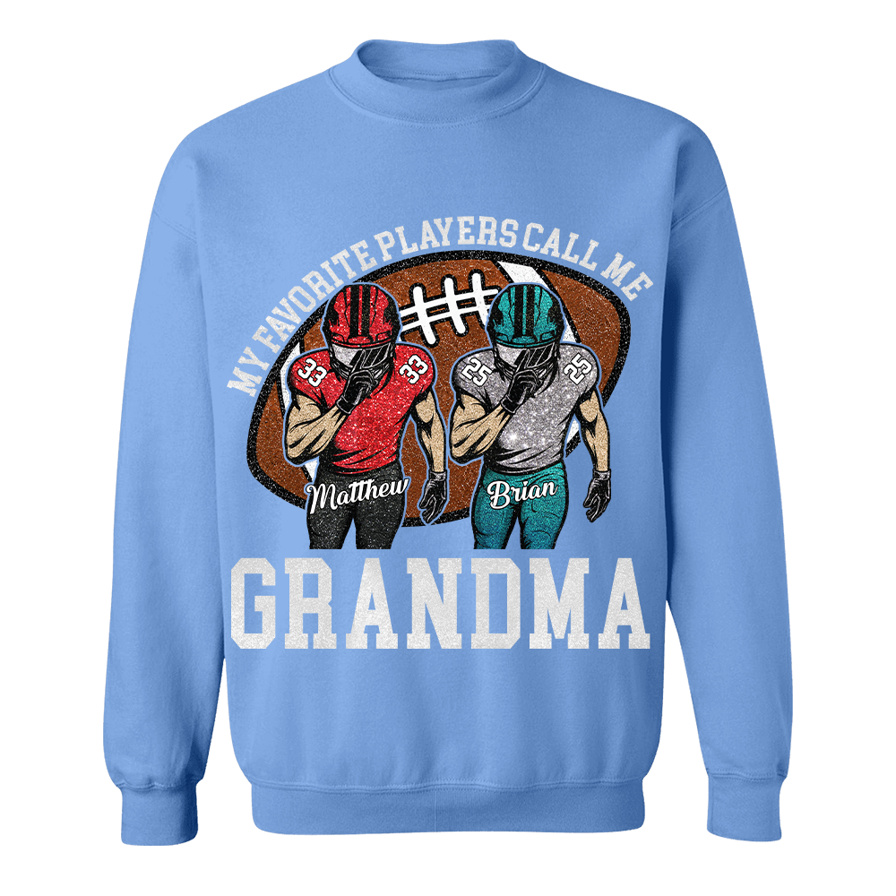 My Favorite Player Call Me Mom Grandma Personalized Football Mom Grandma Shirt Gift For Sport Family T1807