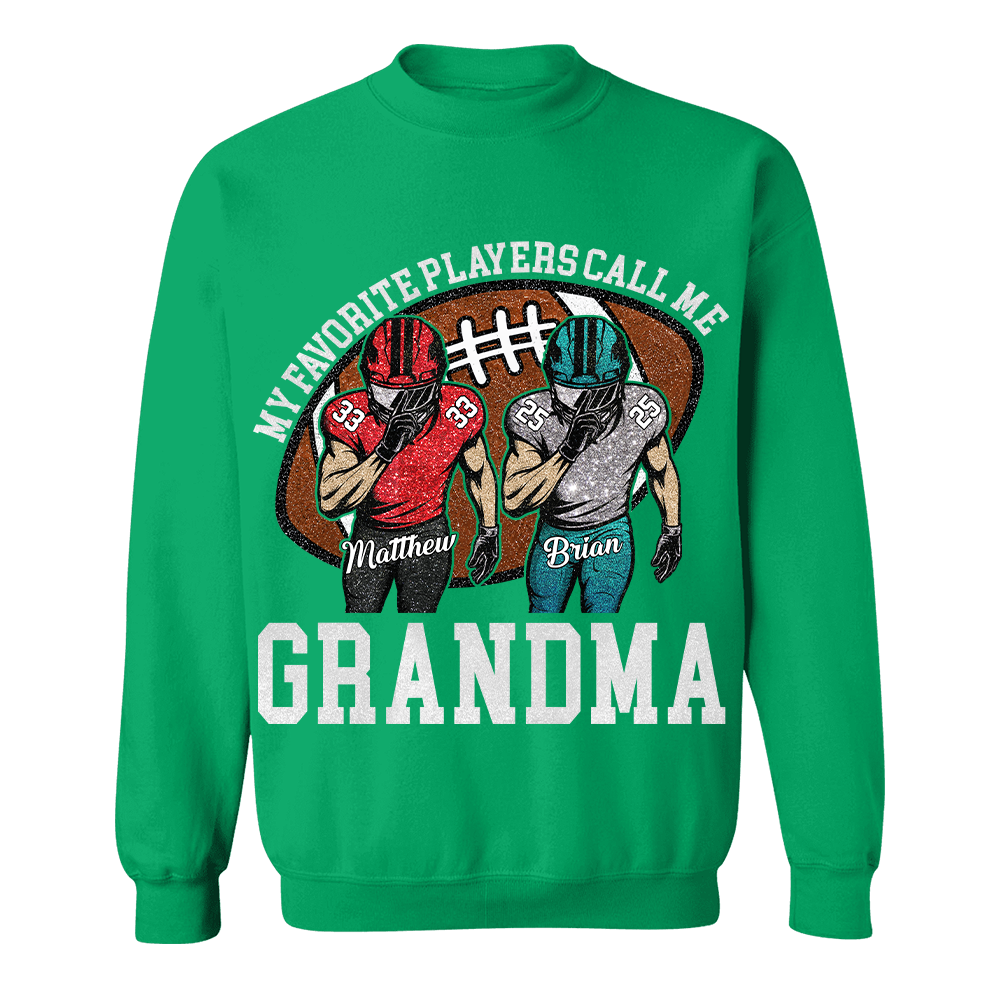 My Favorite Player Call Me Mom Grandma Personalized Football Mom Grandma Shirt Gift For Sport Family T1807