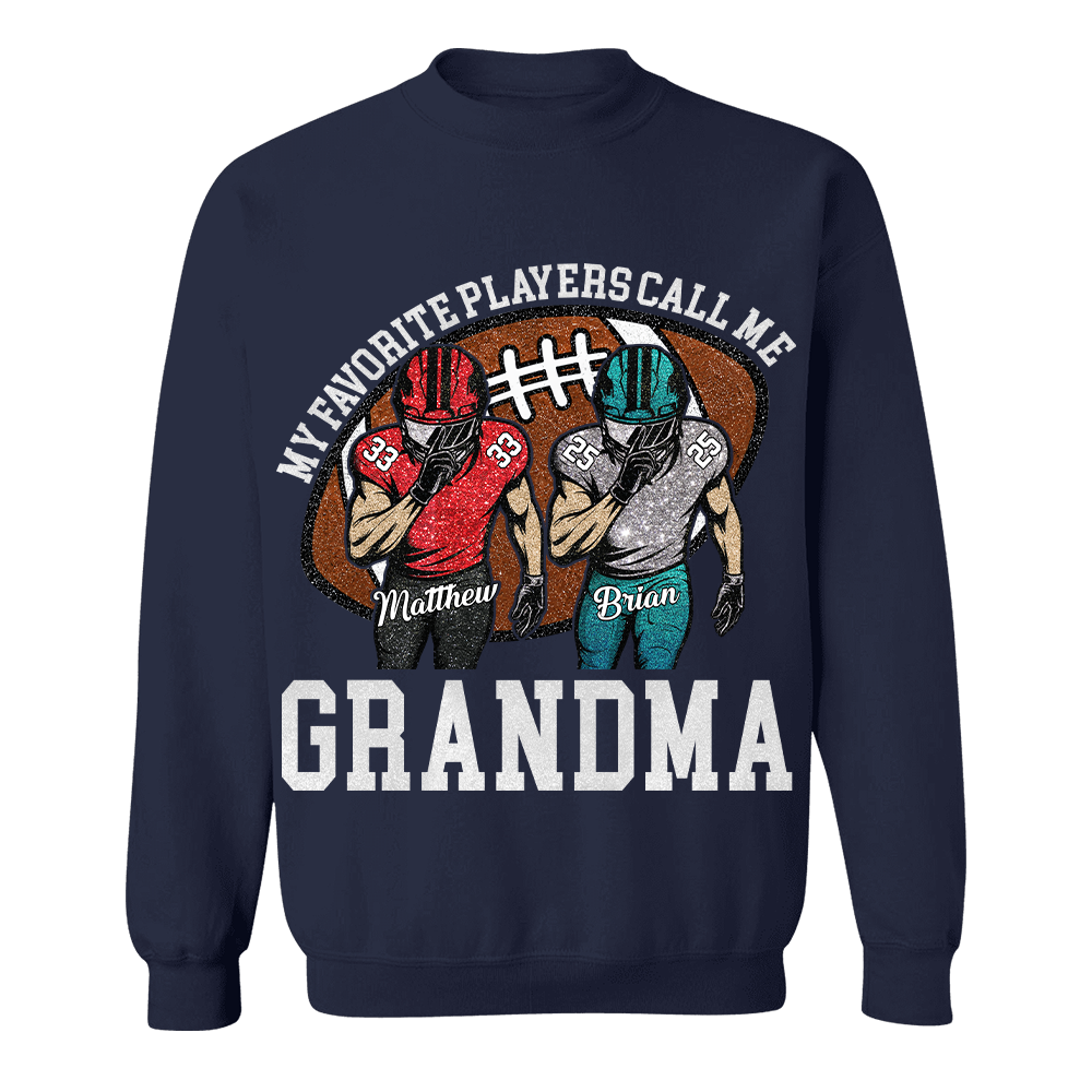 My Favorite Player Call Me Mom Grandma Personalized Football Mom Grandma Shirt Gift For Sport Family T1807