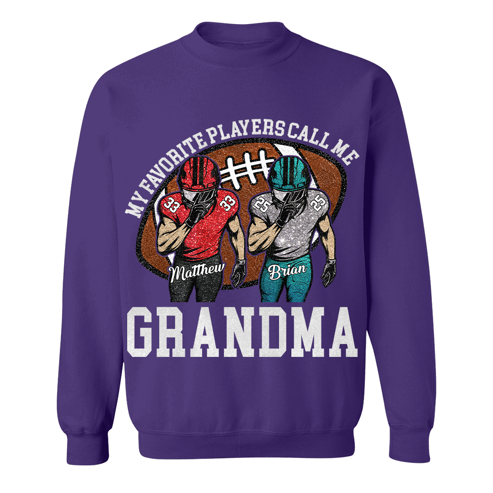 My Favorite Player Call Me Mom Grandma Personalized Football Mom Grandma Shirt Gift For Sport Family T1807